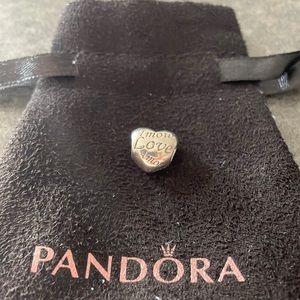Heart Pandora charm